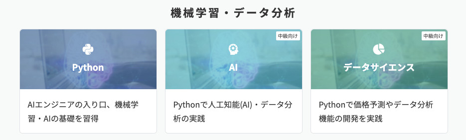 AI, Python and Data Science Courses
